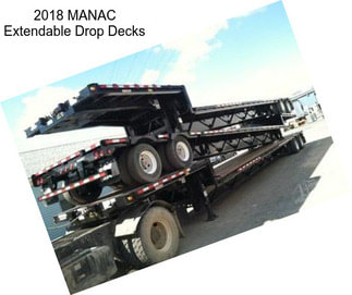 2018 MANAC Extendable Drop Decks