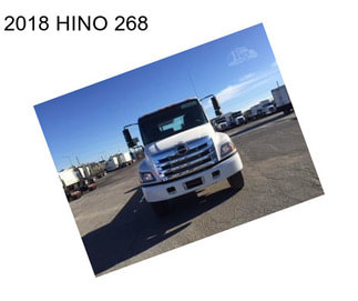 2018 HINO 268