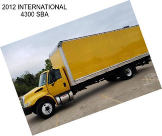 2012 INTERNATIONAL 4300 SBA