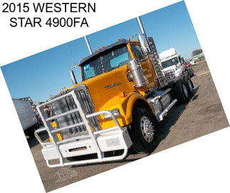 2015 WESTERN STAR 4900FA