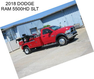 2018 DODGE RAM 5500HD SLT