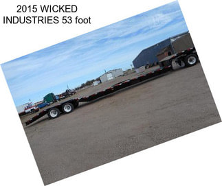 2015 WICKED INDUSTRIES 53 foot