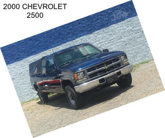 2000 CHEVROLET 2500