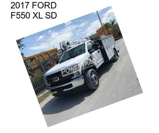2017 FORD F550 XL SD