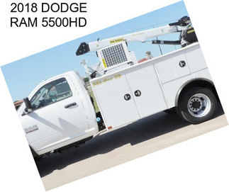 2018 DODGE RAM 5500HD