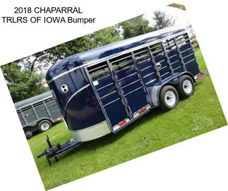 2018 CHAPARRAL TRLRS OF IOWA Bumper