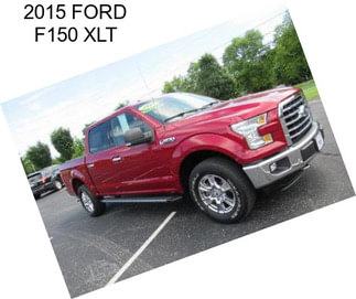 2015 FORD F150 XLT