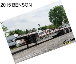 2015 BENSON