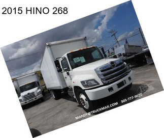 2015 HINO 268