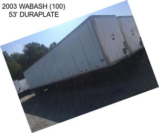 2003 WABASH (100) 53\' DURAPLATE