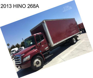 2013 HINO 268A