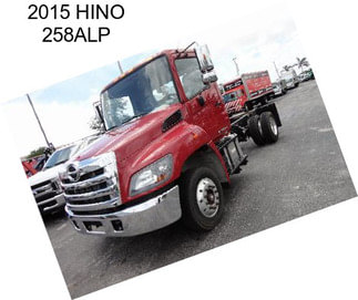 2015 HINO 258ALP