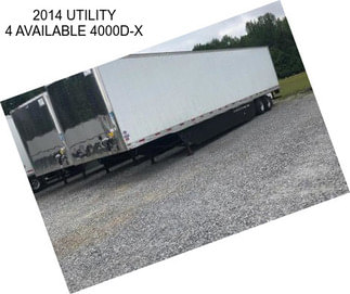 2014 UTILITY 4 AVAILABLE 4000D-X