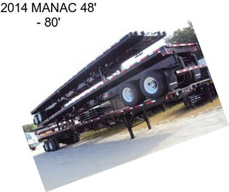 2014 MANAC 48\' - 80\'