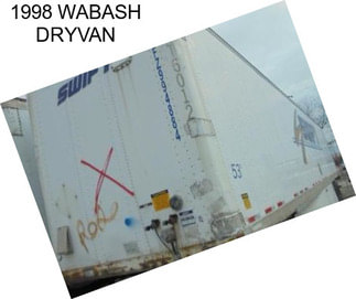 1998 WABASH DRYVAN