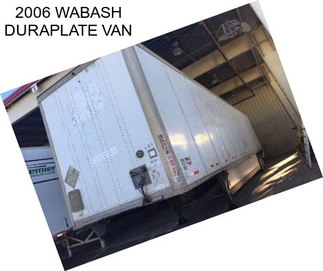 2006 WABASH DURAPLATE VAN