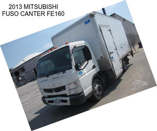 2013 MITSUBISHI FUSO CANTER FE160