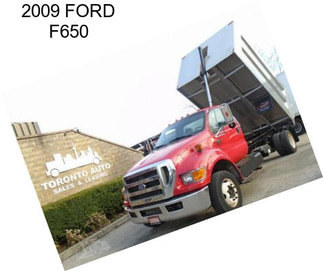 2009 FORD F650