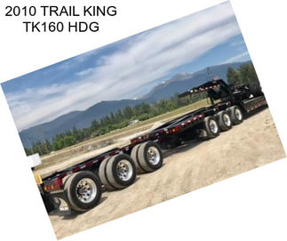 2010 TRAIL KING TK160 HDG