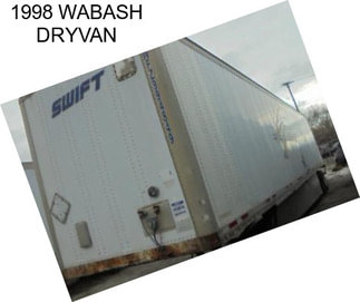 1998 WABASH DRYVAN