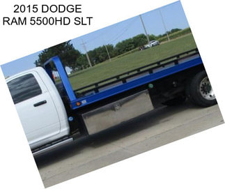 2015 DODGE RAM 5500HD SLT