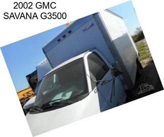 2002 GMC SAVANA G3500