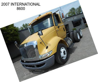 2007 INTERNATIONAL 8600