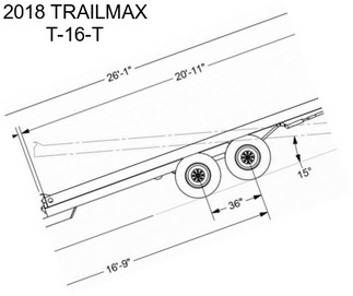 2018 TRAILMAX T-16-T