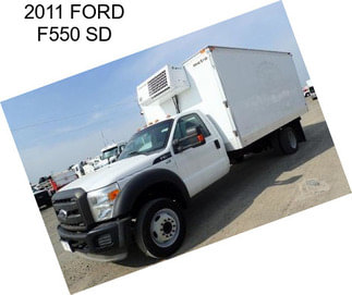 2011 FORD F550 SD