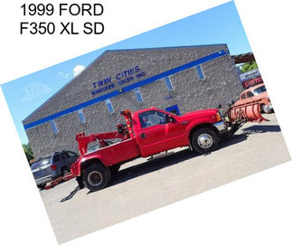 1999 FORD F350 XL SD