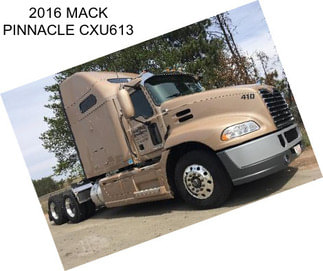 2016 MACK PINNACLE CXU613