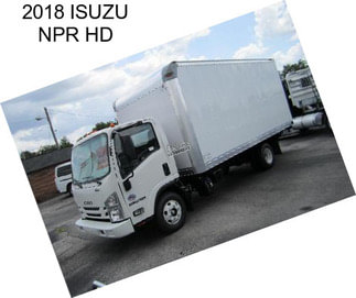 2018 ISUZU NPR HD