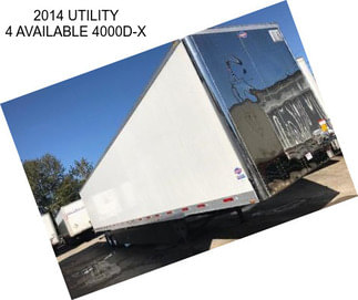 2014 UTILITY 4 AVAILABLE 4000D-X