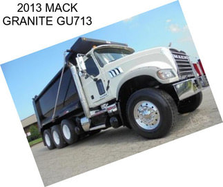 2013 MACK GRANITE GU713