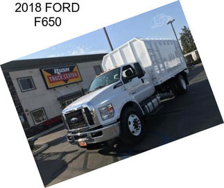 2018 FORD F650