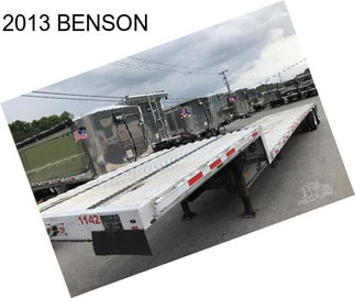 2013 BENSON