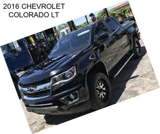 2016 CHEVROLET COLORADO LT