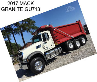 2017 MACK GRANITE GU713