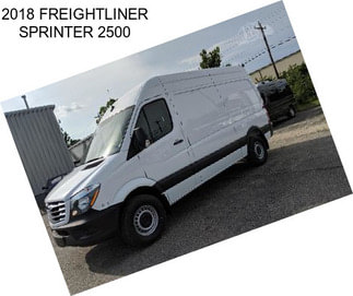 2018 FREIGHTLINER SPRINTER 2500