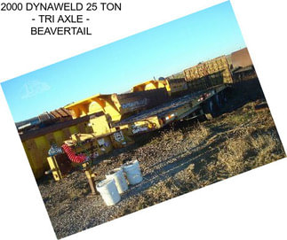 2000 DYNAWELD 25 TON - TRI AXLE - BEAVERTAIL