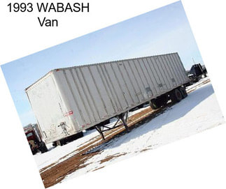 1993 WABASH Van