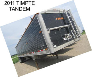 2011 TIMPTE TANDEM