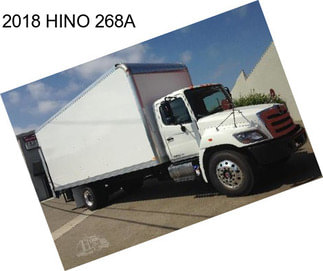 2018 HINO 268A