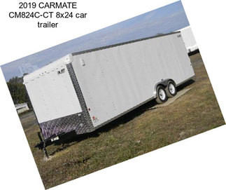 2019 CARMATE CM824C-CT 8x24 car trailer
