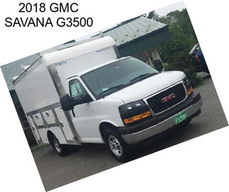 2018 GMC SAVANA G3500