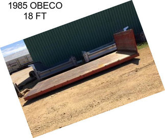 1985 OBECO 18 FT