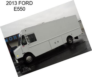 2013 FORD E550