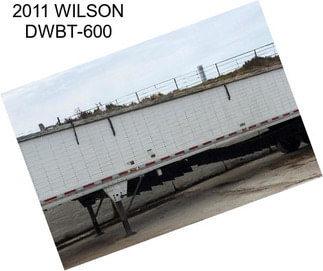 2011 WILSON DWBT-600