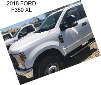 2018 FORD F350 XL