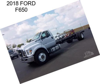 2018 FORD F650